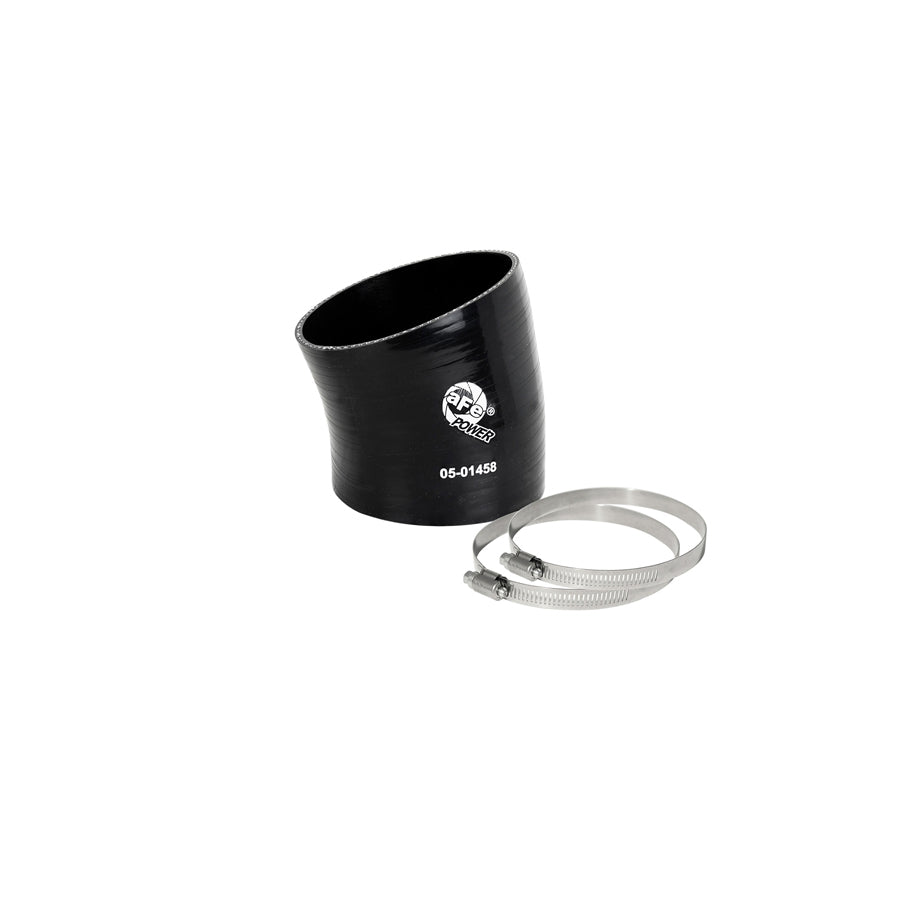 aFe 59-00090 (3-1/2IN ID to 3-1/4 IN ID x 15 Deg.) Elbow Reducing Coupler - Black Replacement Coupling Kit | Duco Car Parts UK Car Parts