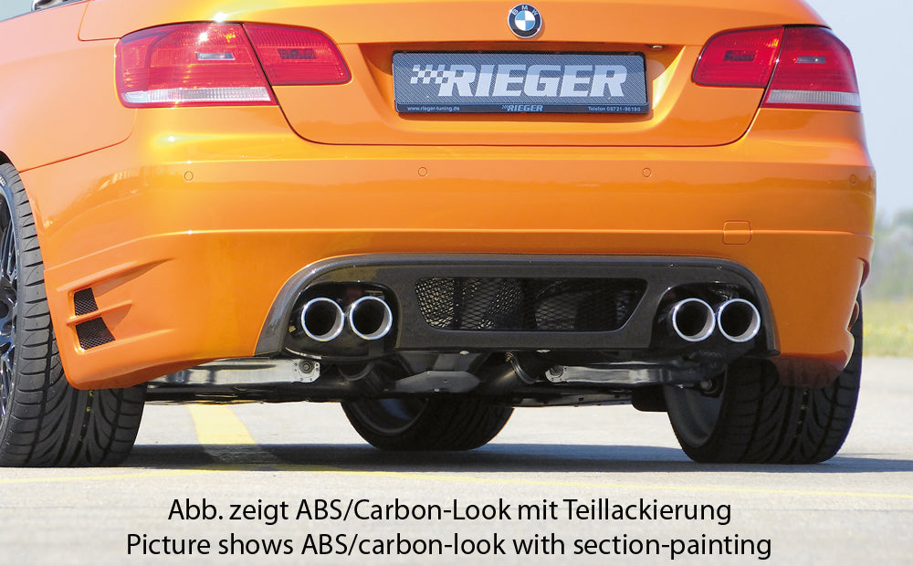Rieger 00099568 BMW 3 Series E92 E93 Rear Diffuser