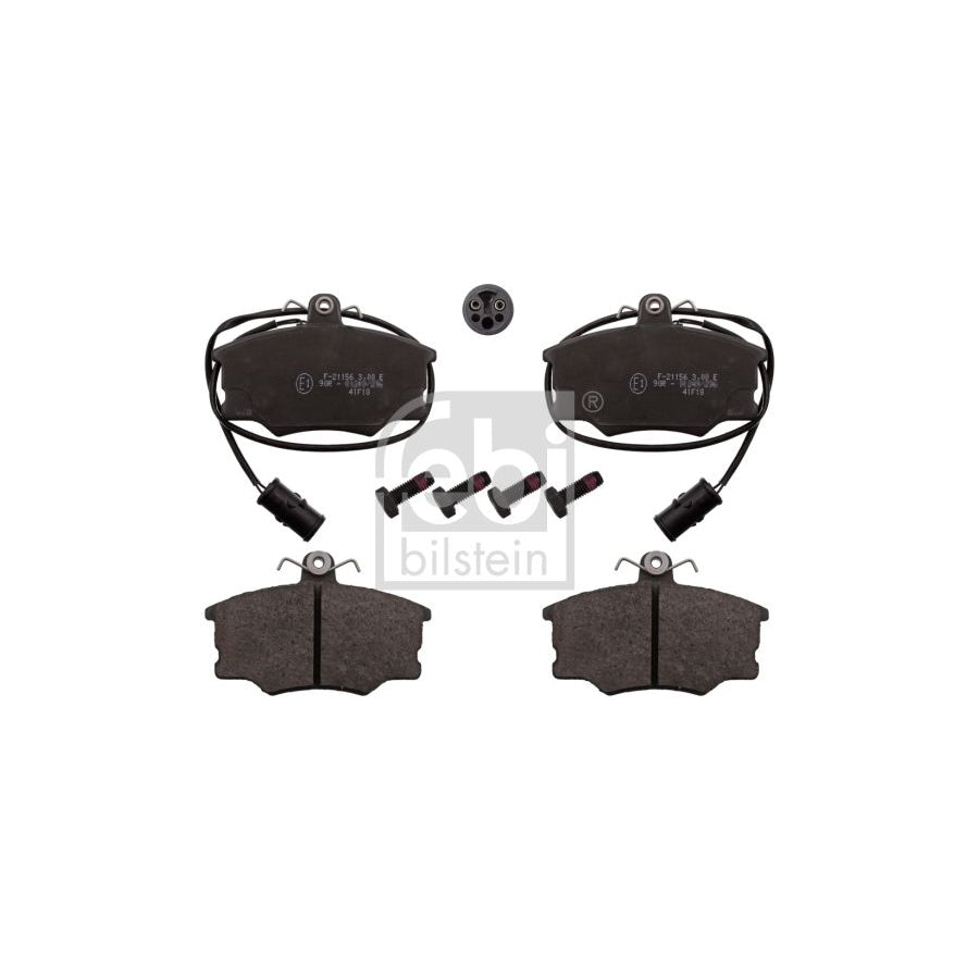 Febi Bilstein 116009 Brake Pad Set For Alfa Romeo 164 164 Front Axle Incl Wear Warning Contact With Bolts Screws