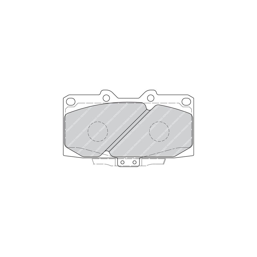 Ferodo Premier Fdb1433 Brake Pad Set With Acoustic Wear Warning Without Accessories