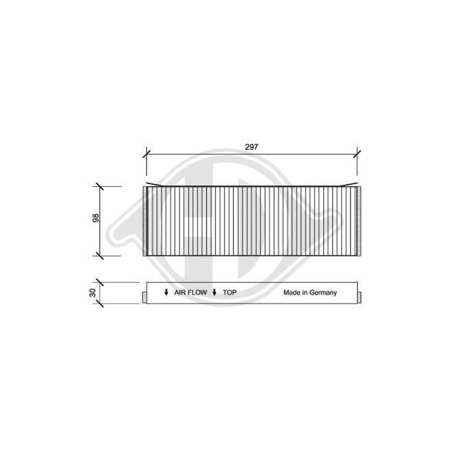 Diederichs Dci0120S Pollen Filter | Duco Car Parts UK Car Parts