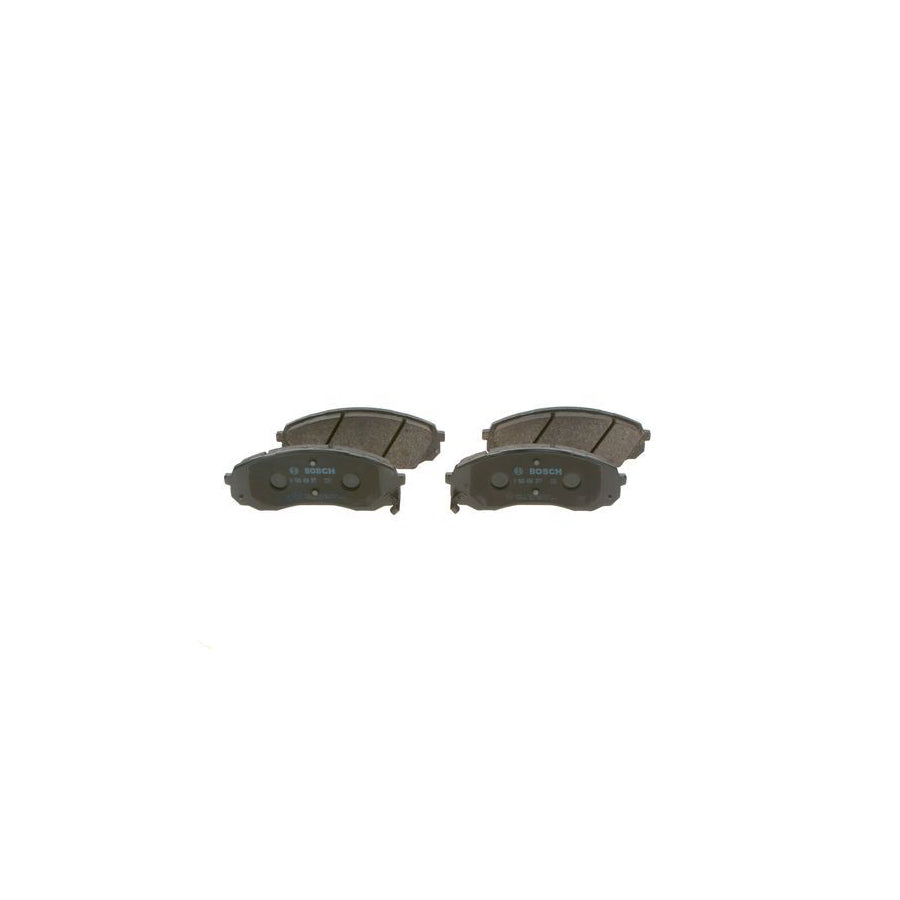 Bosch 0986494377 Brake Pad Set With Acoustic Wear Warning With Anti Squeak Plate With Mounting Manual BP1285