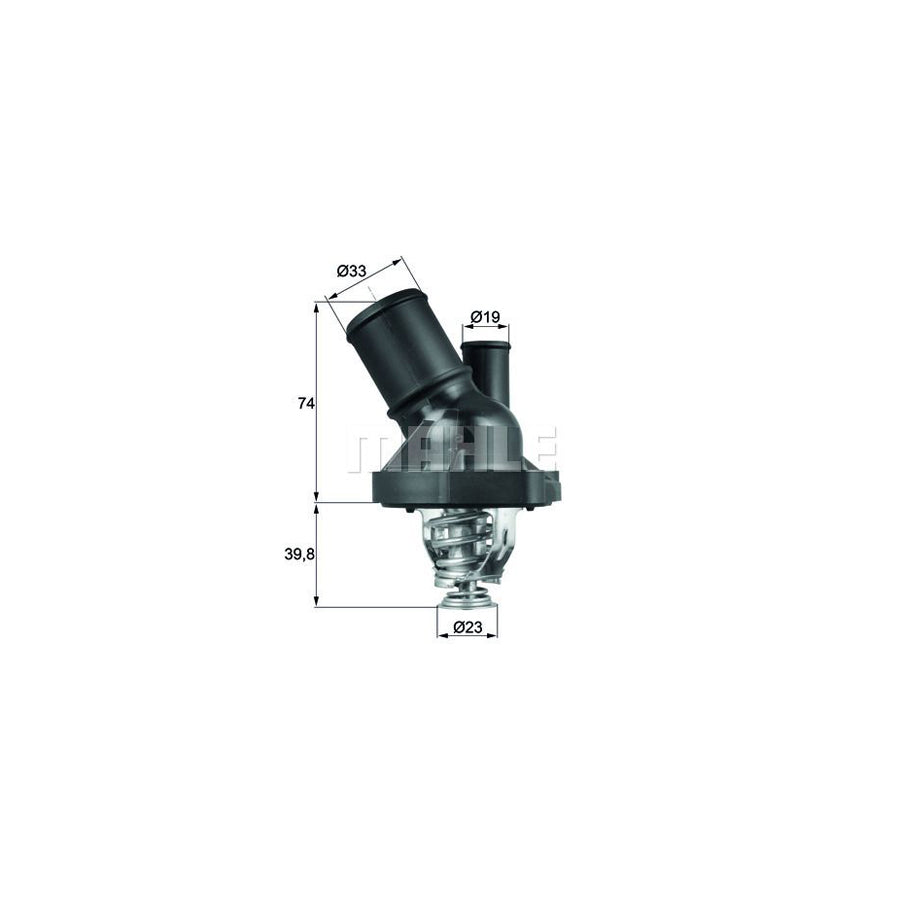 MAHLE ORIGINAL TI 200 82 Engine thermostat Opening Temperature: 82°C, with seal, without sensor