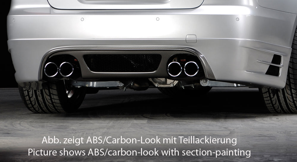 Rieger 00099578 BMW 3 Series E90 E91 Rear Diffuser