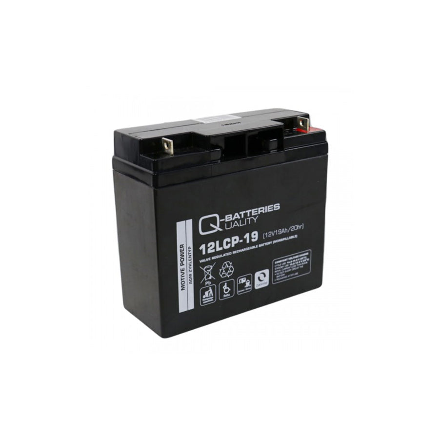Q-Batteries 12LCP19 / 12V 19Ah lead acid battery Cycle type AGM Deep Cycle VRLA