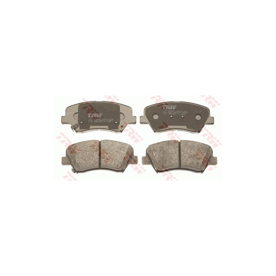 TRW Gdb3552 Brake Pad Set With Acoustic Wear Warning With Accessories