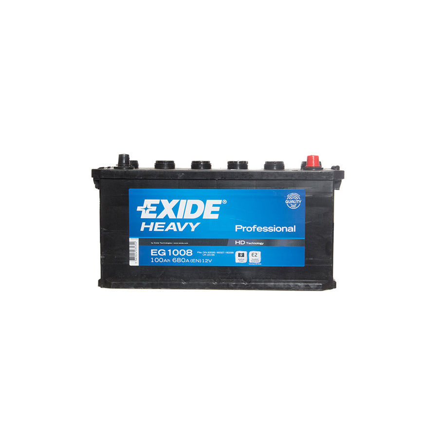 Exide Commercial Battery 221 - 2 Year Guarantee