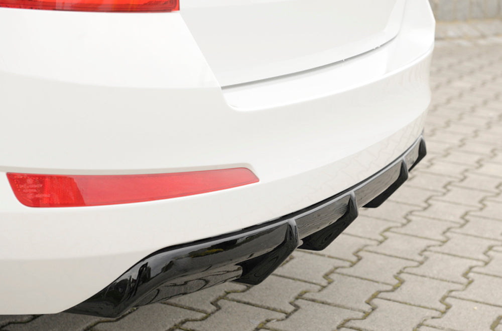 Rieger 00088109 Skoda 5E Octavia Rear Diffuser - Glossy Black