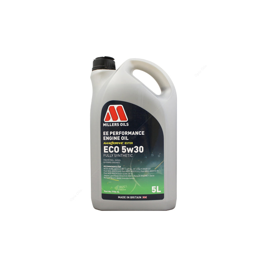 Millers Oils EE Performance ECO 5w-30 Fully Synthetic Engine Oil 5l