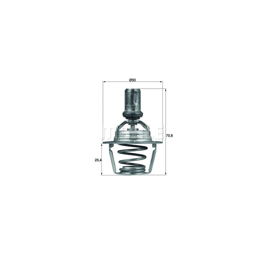 MAHLE ORIGINAL TX 66 86D Engine thermostat Opening Temperature: 86°C, with seal
