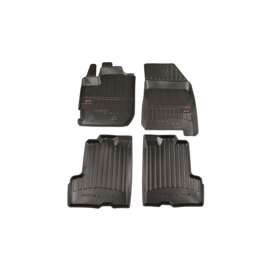 FROGUM 3D408258 Floor mat set for DACIA Duster II Elastomer, Front and Rear, Quantity: 4, Black
