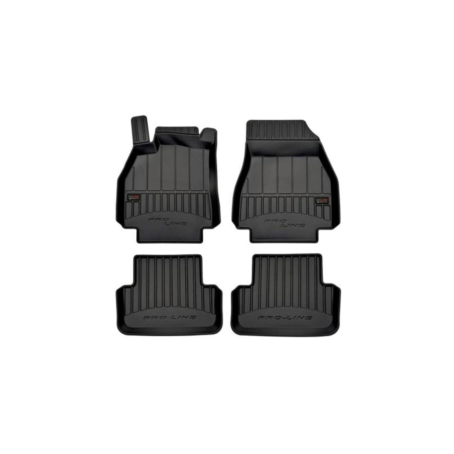 FROGUM Tailored 3D408739 Floor mat set for RENAULT MEGANE Elastomer, Front and Rear, Quantity: 4, Black, (LHD)