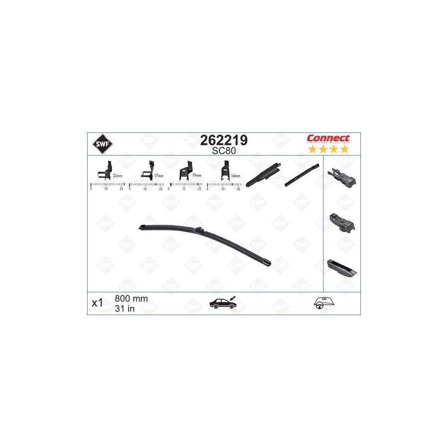 Swf Alternative Connect 262219 Wiper Blade | Duco Car Parts UK Car Parts