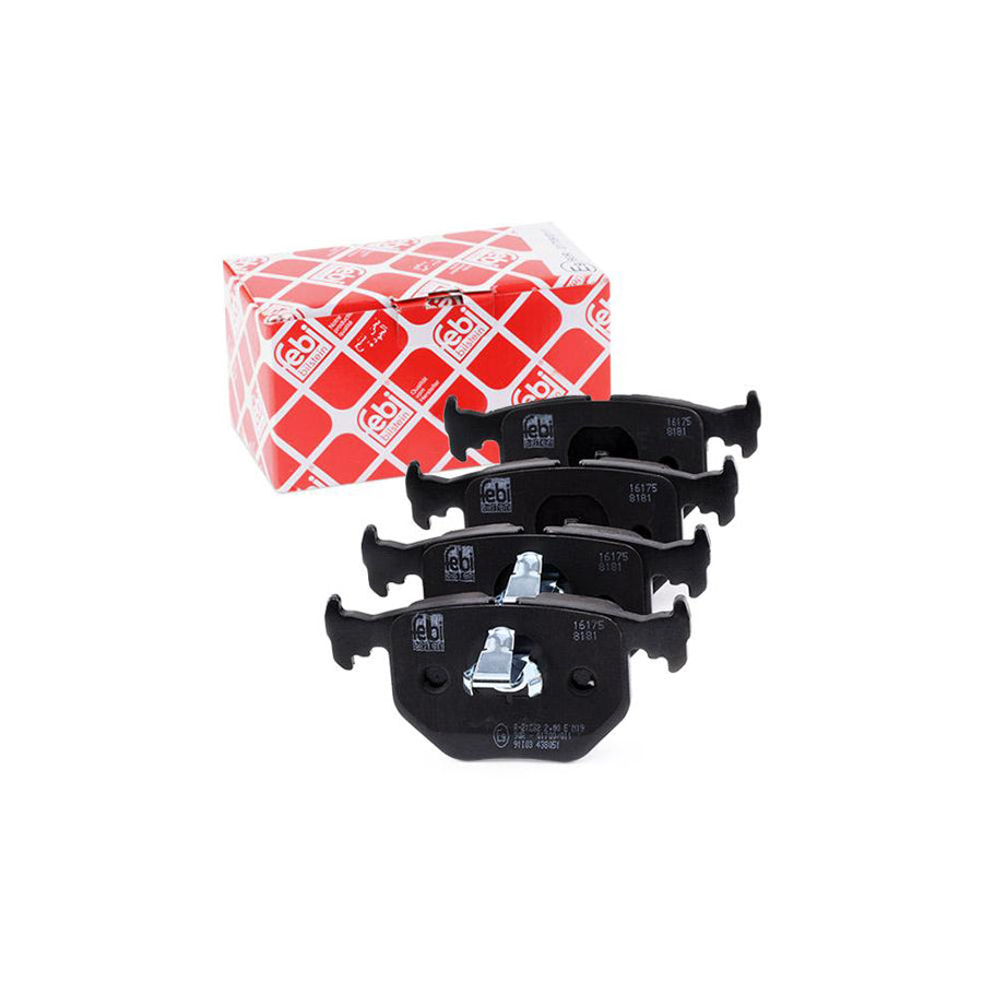 Febi Bilstein 16175 Brake Pad Set Rear Axle Prepared For Wear Indicator