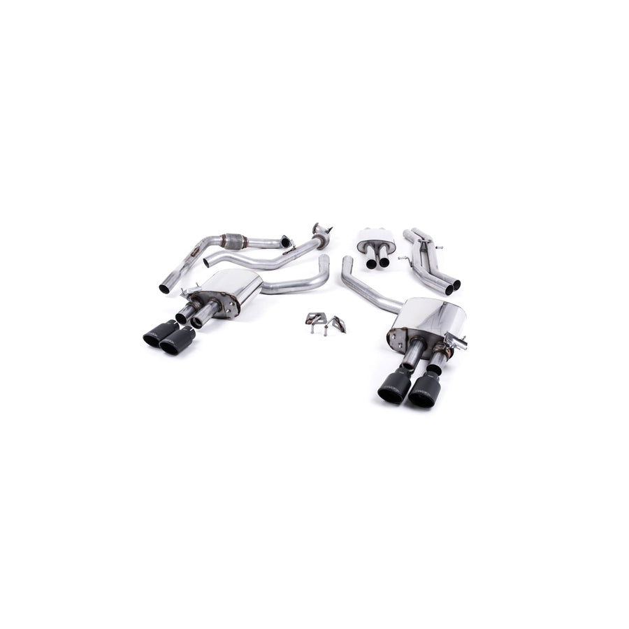 MillTek Audi B9 Resonated Cat-Back Exhaust (S4 & S5)