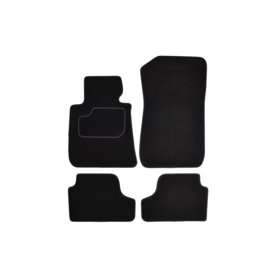 MAMMOOTH Tailored A041 BM115 PRM 01 Floor mat set for BMW 3 Convertible (E93) Textile, Front and Rear, Quantity: 4, Black