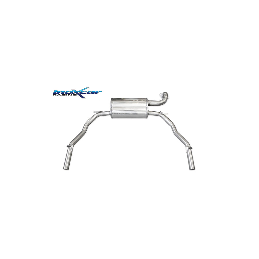 InoXcar HOCI.02.50 Honda Civic Stainless Steel Rear Exhaust | Duco Car Parts UK Car Parts
