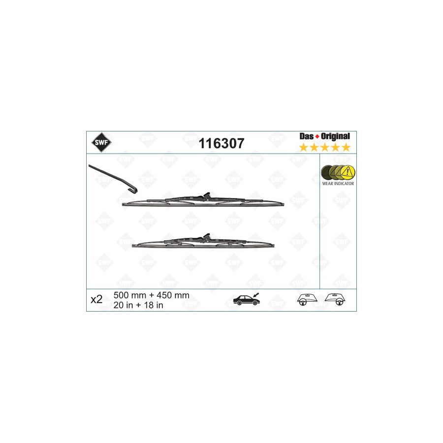 Swf Original 116307 Wiper Blade | Duco Car Parts UK Car Parts