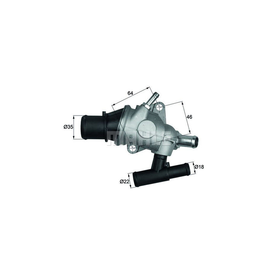 MAHLE ORIGINAL TI 18 109 Engine thermostat Opening Temperature: 109°C, with seal