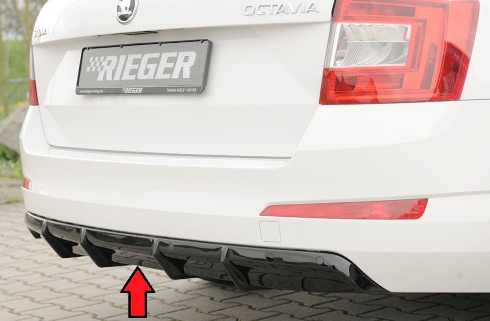 Rieger 00088111 Skoda 5E Octavia Rear Diffuser