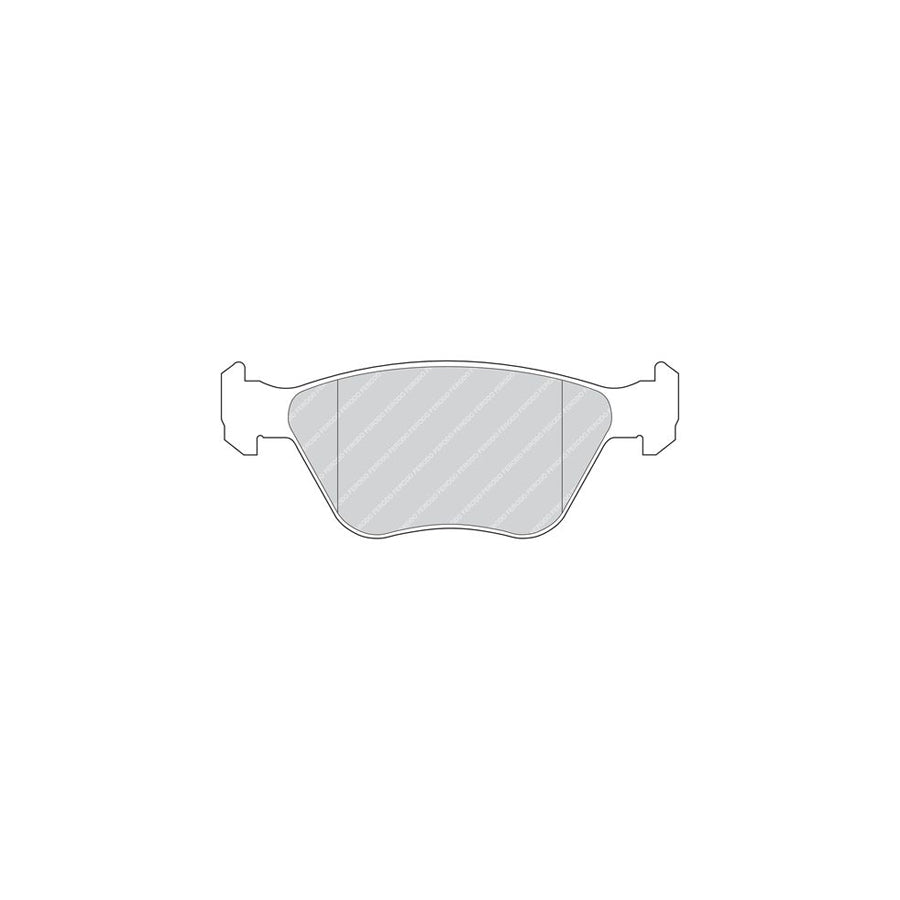 Ferodo Premier Fdb685 Brake Pad Set Not Prepared For Wear Indicator With Piston Clip