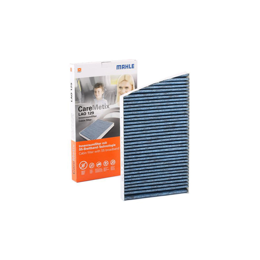 MAHLE ORIGINAL LAO 129 Pollen filter Activated Carbon Filter, with anti-allergic effect, with antibacterial action, CareMetix?