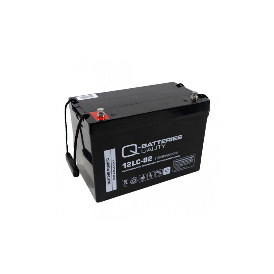 Q-Batteries 12LC92 / 12V 93Ah Lead acid battery Cycle type AGM Deep Cycle VRLA