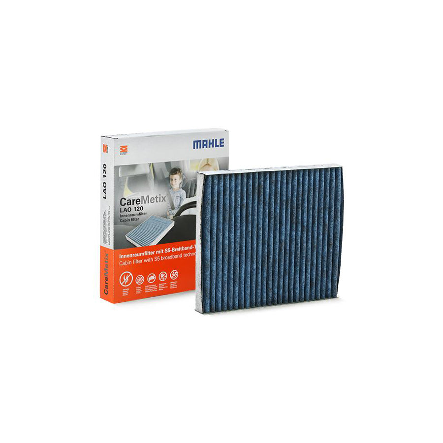 MAHLE ORIGINAL LAO 120 Pollen filter Activated Carbon Filter, with anti-allergic effect, with antibacterial action, CareMetix?