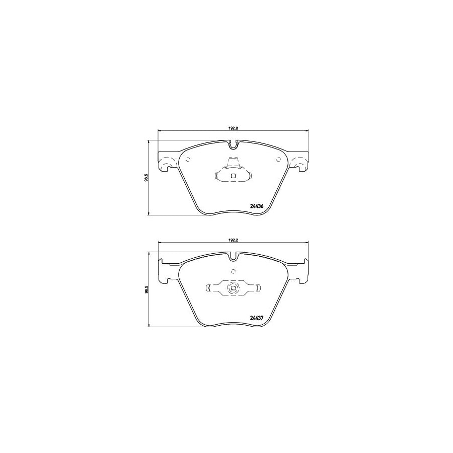 Hella 8DB 355 020 121 Brake Pad Set Prepared For Wear Indicator