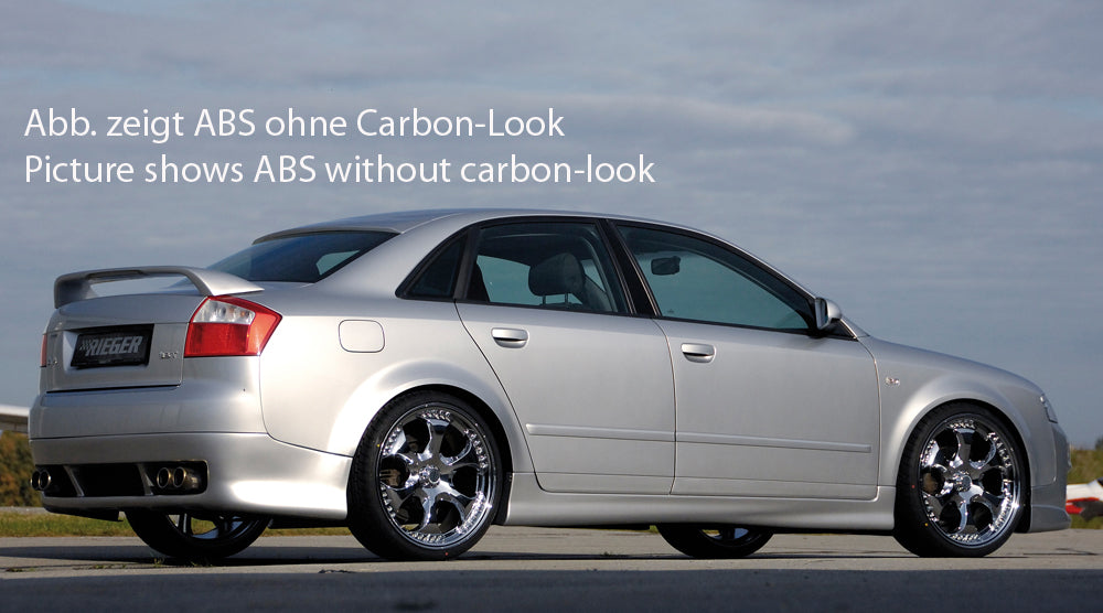 Rieger 00099004 Audi 8E B6/B7 A4 Rear Window Cover - Carbon-Look