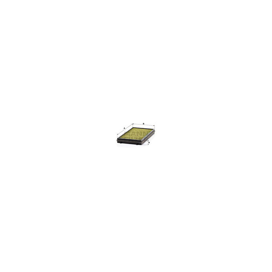 MANN-FILTER FP 3124-2 Pollen filter Activated Carbon Filter, Activated Carbon Filter with polyphenol, Particulate filter (PM 2.5), with antibacterial action, with fungicidal effect, FreciousPlus