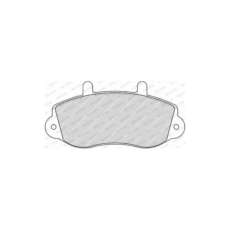 Ferodo Premier Eco Friction Fvr1292 Brake Pad Set Not Prepared For Wear Indicator Without Accessories