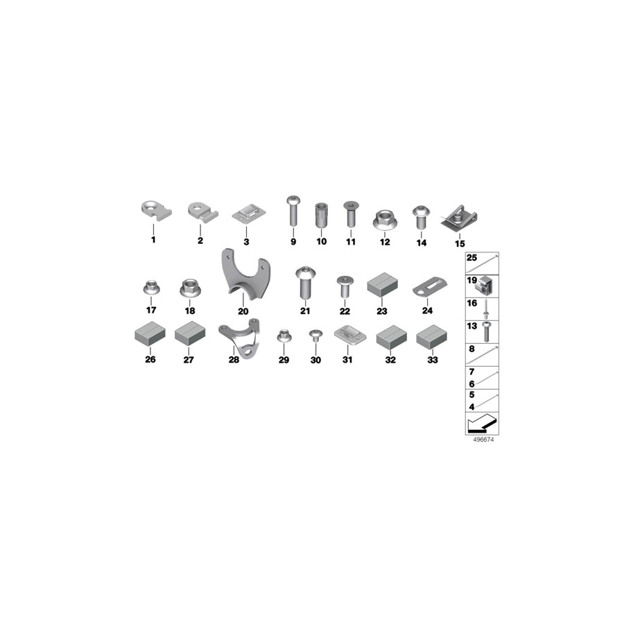 Genuine BMW 61118424873 Diagnosis Plug Bracket 90° (Inc. M6 GT3) | Duco Car Parts UK Car Parts