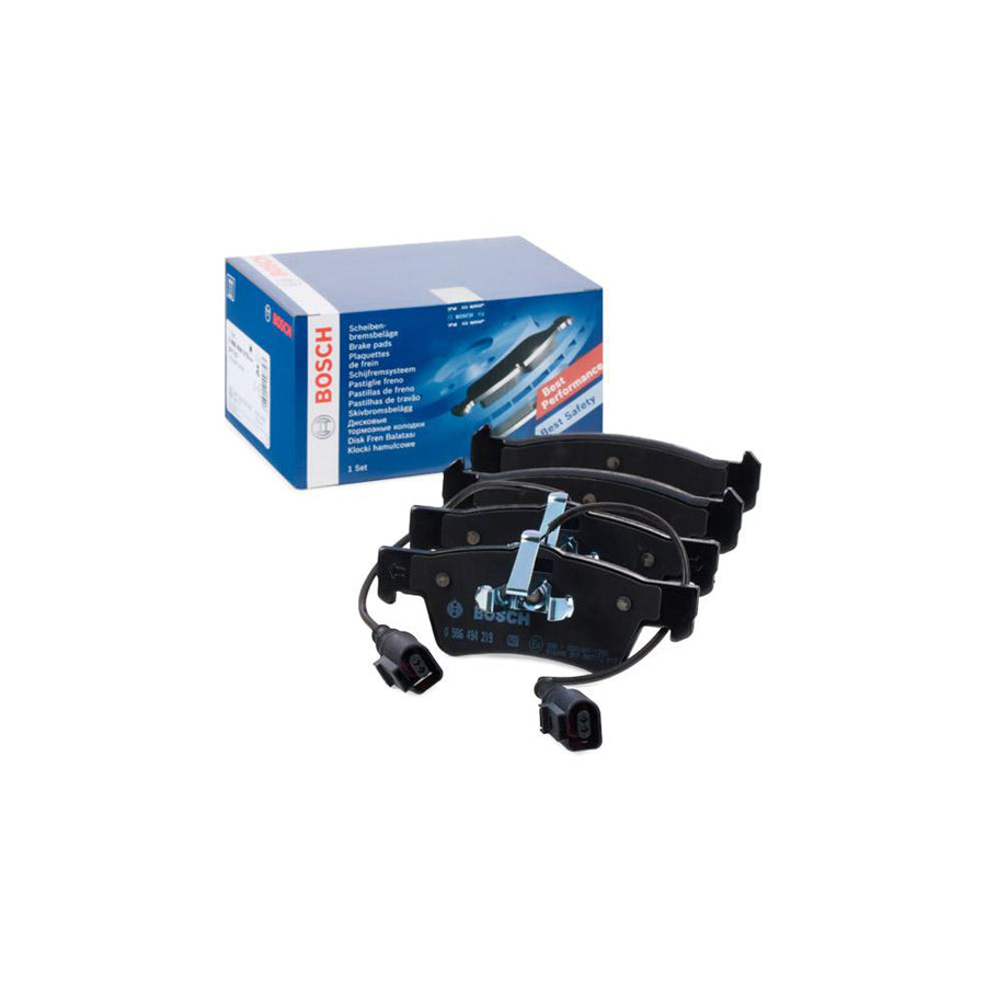 Bosch 0986494219 Brake Pad Set For Vw Touareg I 7La 7L6 7L7 Incl Wear Warning Contact With Anti Squeak Plate With Mounting Manual BP1155