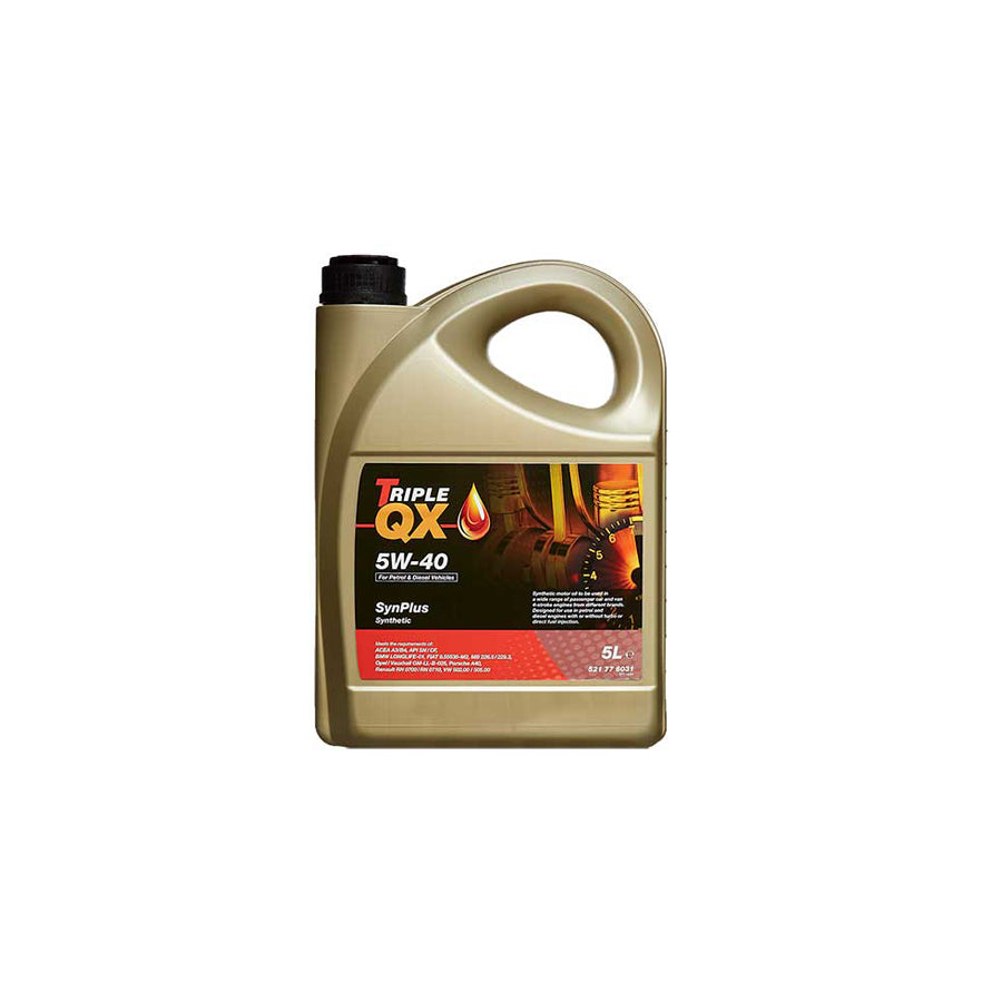 TRIPLE QX Fully Synthetic Engine Oil 5W-40 A3/B4 - 5Ltr