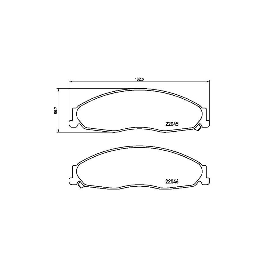 Brembo P 09 011 Brake Pad Set For Cadillac Cts I Saloon Gmx320 With Acoustic Wear Warning With Brake Caliper Screws