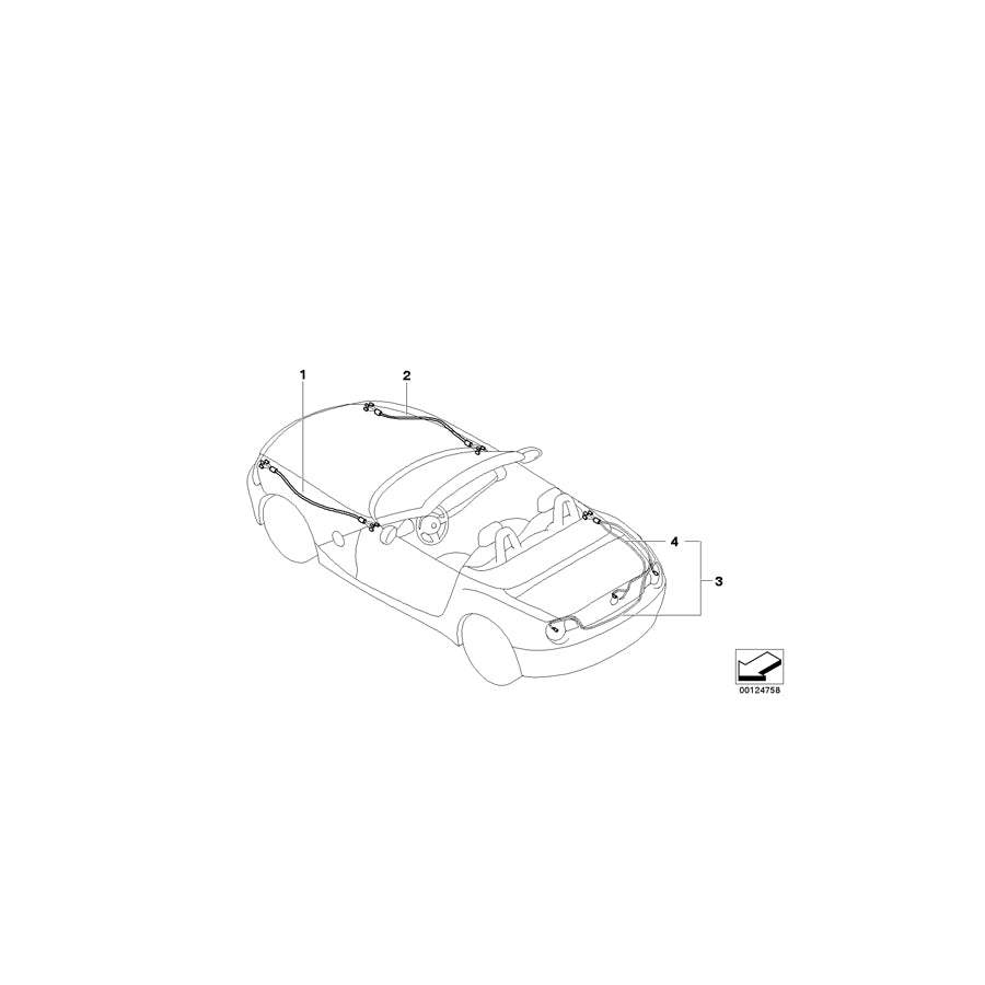 Genuine BMW 61116961290 E85 Front Left Repair Wiring Set (Inc. Z4) | Duco Car Parts UK Car Parts