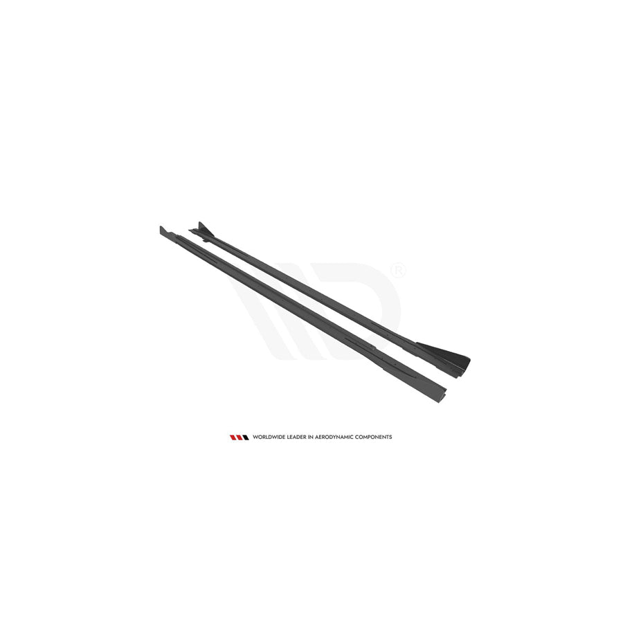 Maxton Design Audi 8Y Street Pro Side Skirt Diffusers With Flaps (A3 S-Line & S3) - ML Perfromance UK