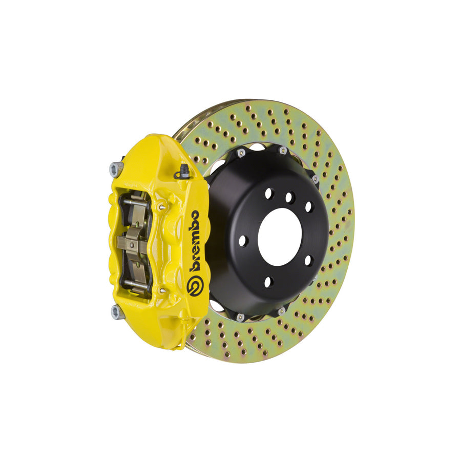 Brembo 1P1.8518A Ford Focus Front GT 4-Pistons Drilled 2-piece Big Brake Kit 365x29mm