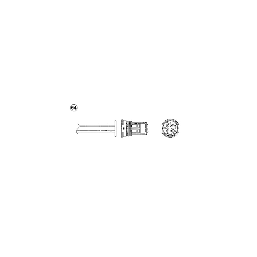 NTK Lambda Sensor / O2 Sensor (NGK 0486) - OTA7H-5A1
