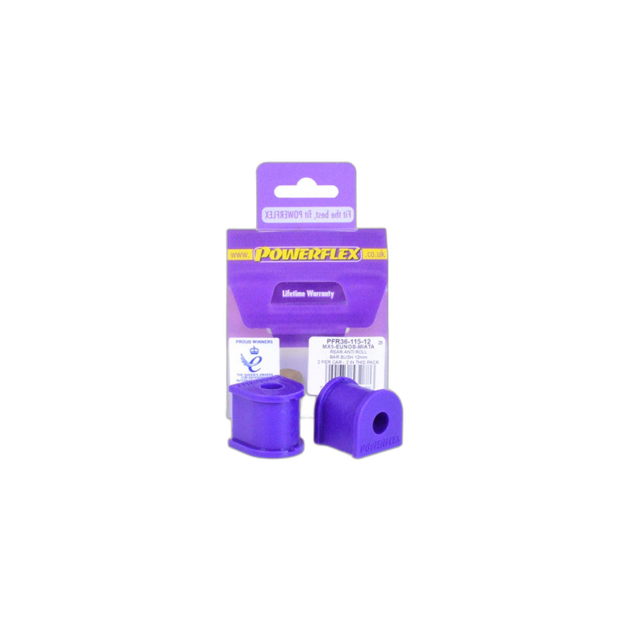 Powerflex PFR36-115-12 Mazda MX-5 Rear Anti Roll Bar Mounting Bush 12mm | Duco Car Parts UK Car Parts