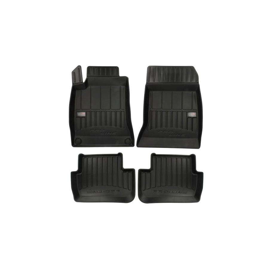 FROGUM 3D408999 Floor mat set suitable for MERCEDES-BENZ CLA Elastomer, Front and Rear, Quantity: 4, Black