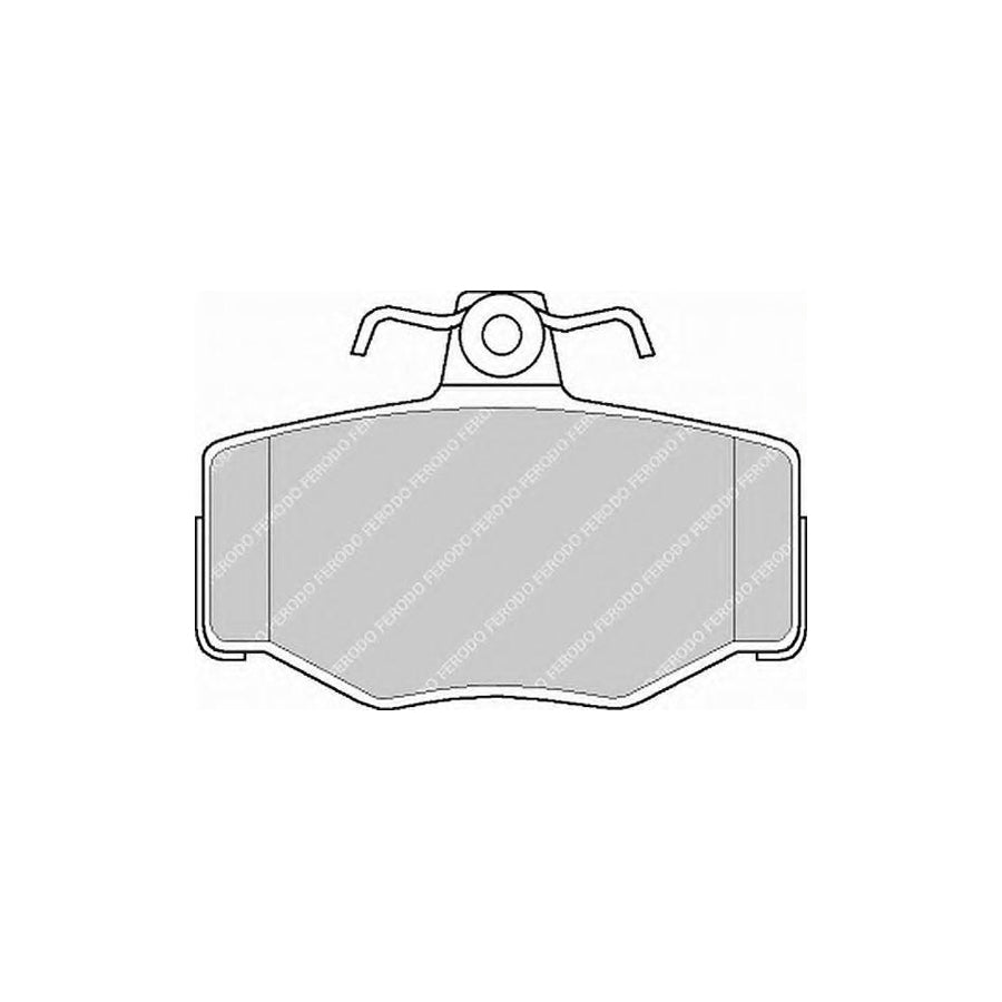 Ferodo Sl Fsl1889 Brake Pad Set Not Prepared For Wear Indicator
