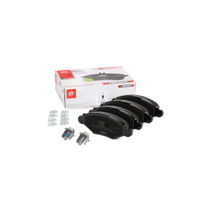 Ferodo Premier Eco Friction Fdb1378 Brake Pad Set Not Prepared For Wear Indicator With Accessories