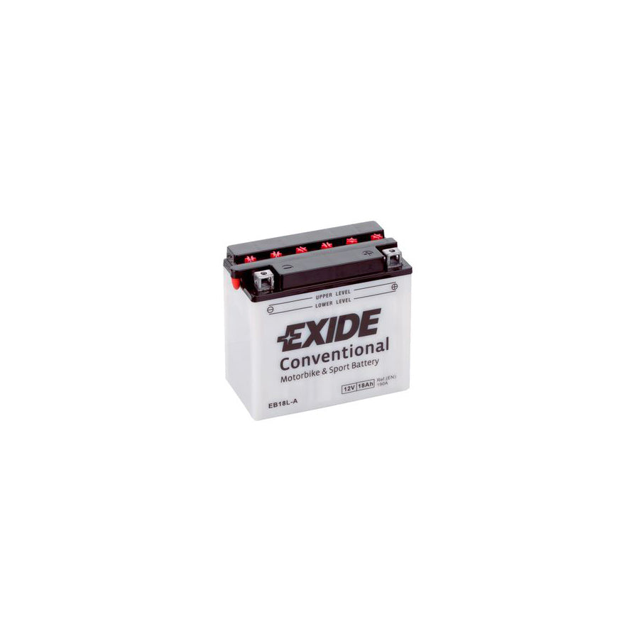 Exide EB18L-A 12V Conventional Motorcycle Battery | Duco Car Parts UK Car Parts