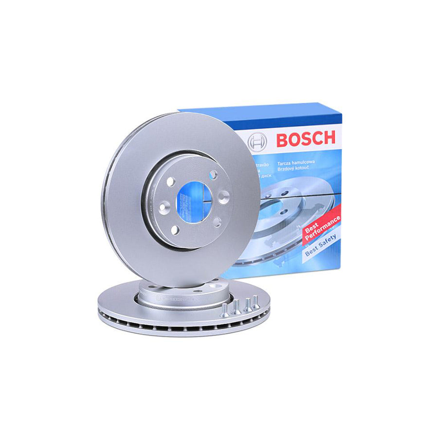 BOSCH 0 986 479 B73 Brake Disc Internally Vented Vented Coated with bolts screws