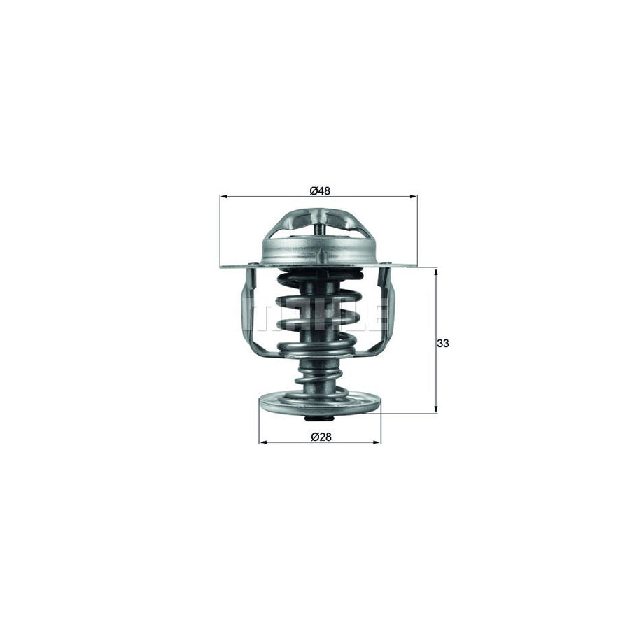 MAHLE ORIGINAL TX 110 82D Engine thermostat Opening Temperature: 82°C, with seal