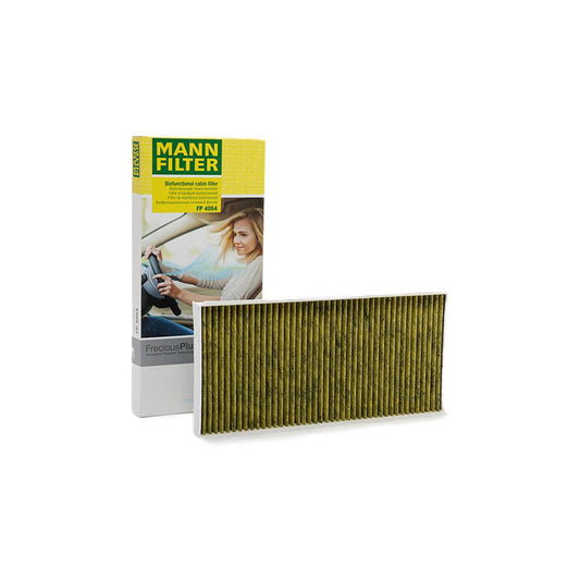 MANN-FILTER FP 4054 Pollen filter Activated Carbon Filter, Activated Carbon Filter with polyphenol, Particulate filter (PM 2.5), with antibacterial action, with fungicidal effect, FreciousPlus