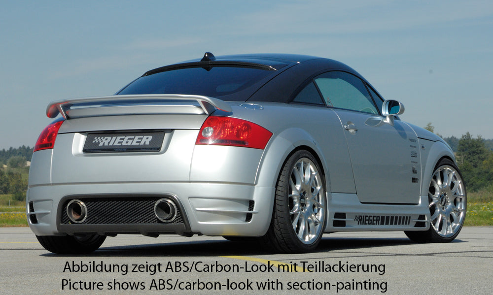 Rieger 00099037 Audi 8N TT Rear Diffuser - Carbon-Look