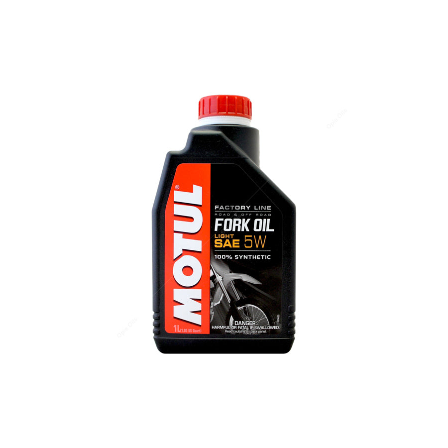 Motul Fork Oil Factory Line 5w - Light - Motorcycle Racing Suspension Fluid 1l